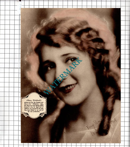 Isabel Jeans Actress / Mary Pickford Actress - 1929 Clipping