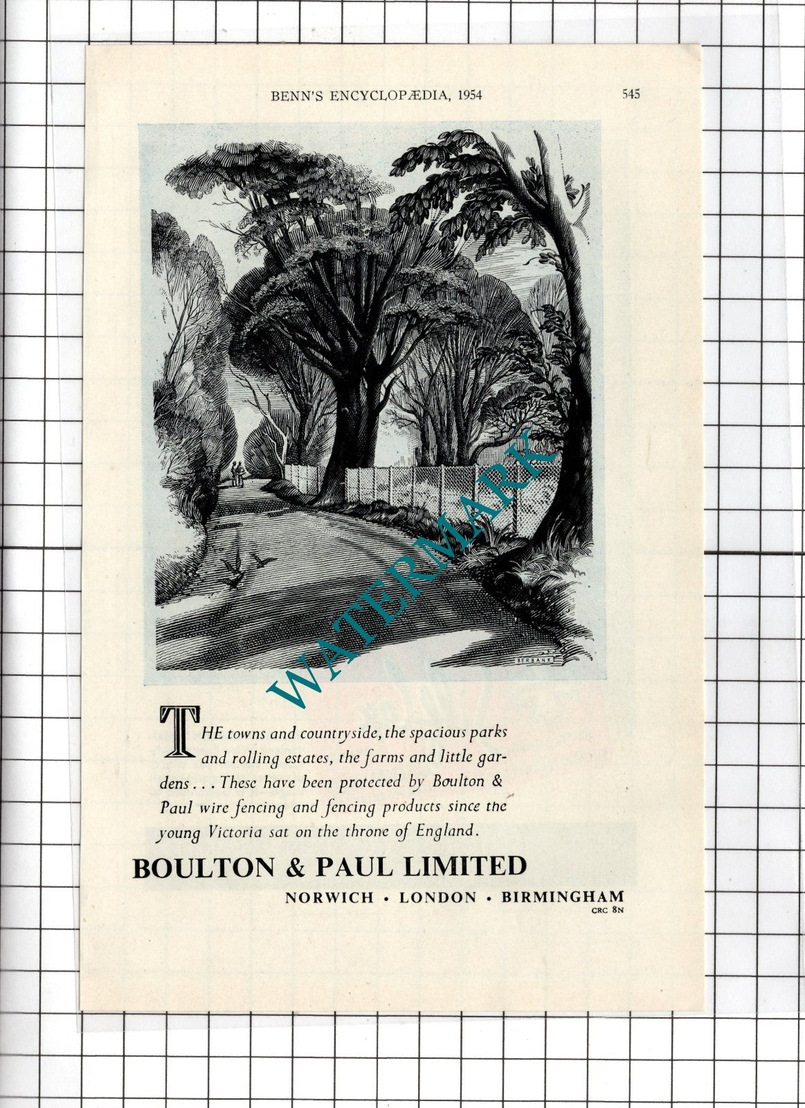 Boulton & Paul Ltd Norwich / The Whitecross Company Ltd Warrington - 1954 Advert
