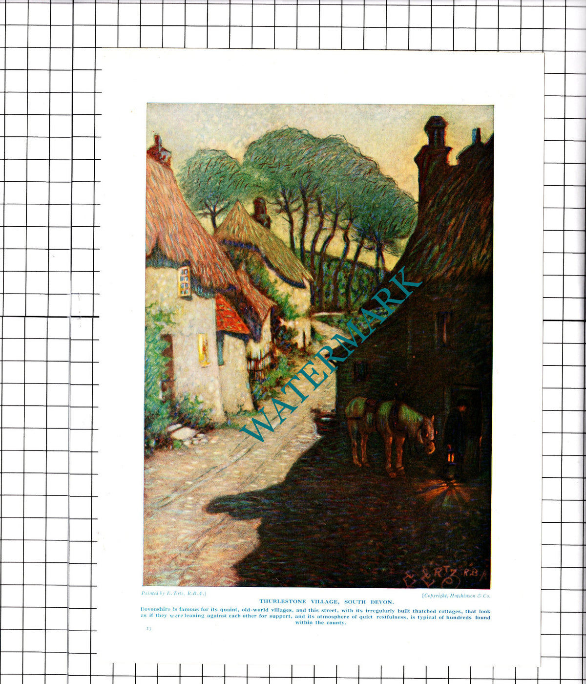 Thurlestone Devon - c.1930's Print