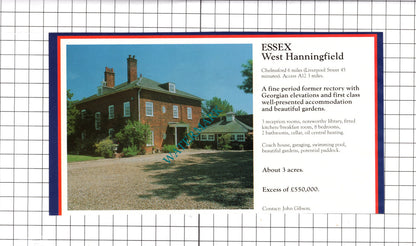 Swafield Norfolk / West Hanningfield Essex House Sale Advert -c.1990 Clipping