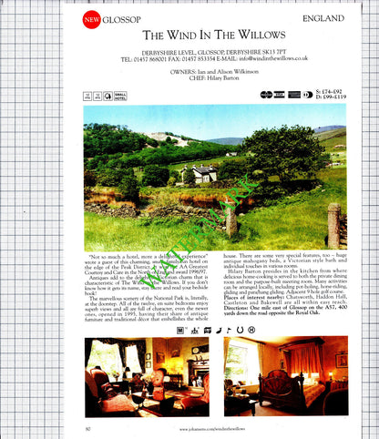 Stanhill Court Hotel Charlwood Surrey Wind In The Willows Glossop - 2001 Cutting