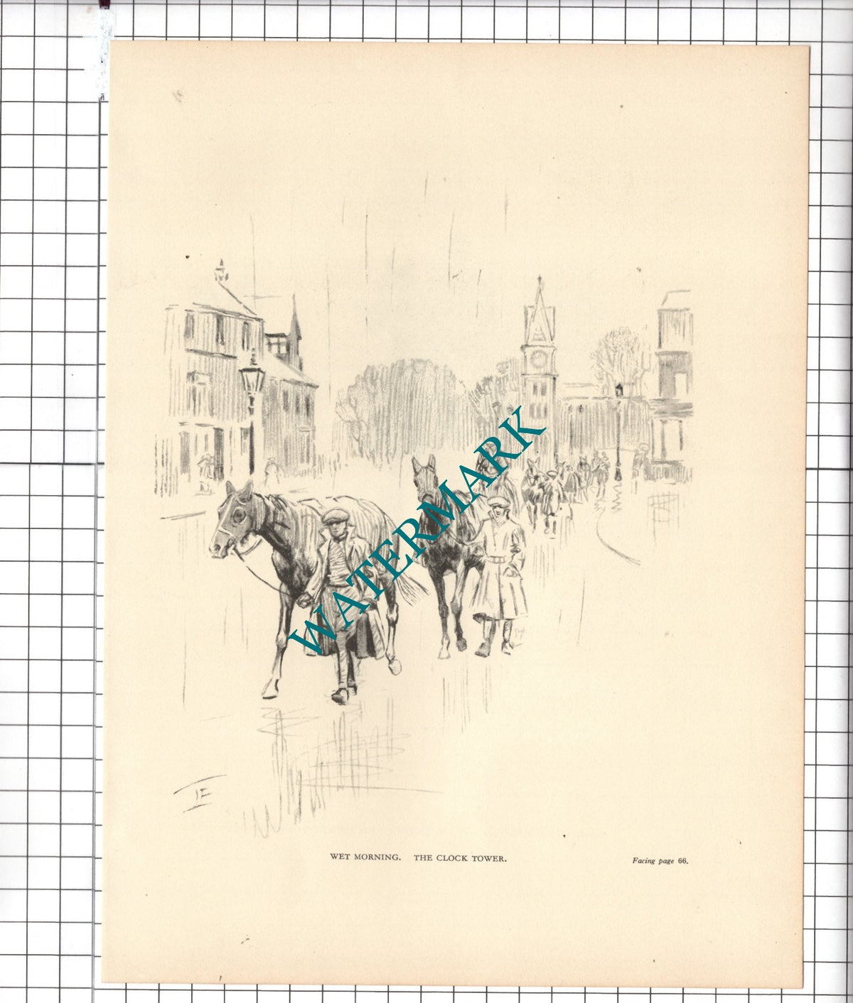 Mr Arthur Coventry / Newmarket Clock Tower Horse Racing -  1945 Clipping / Print