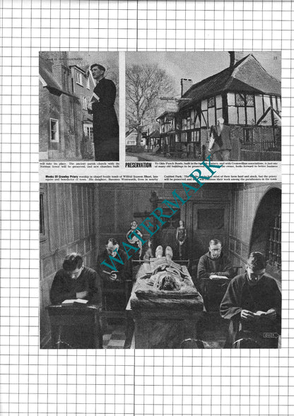 Crawley Sussex  Daniel Spittle Sir Thomas Bennett Couper  Priory - 1949 Article