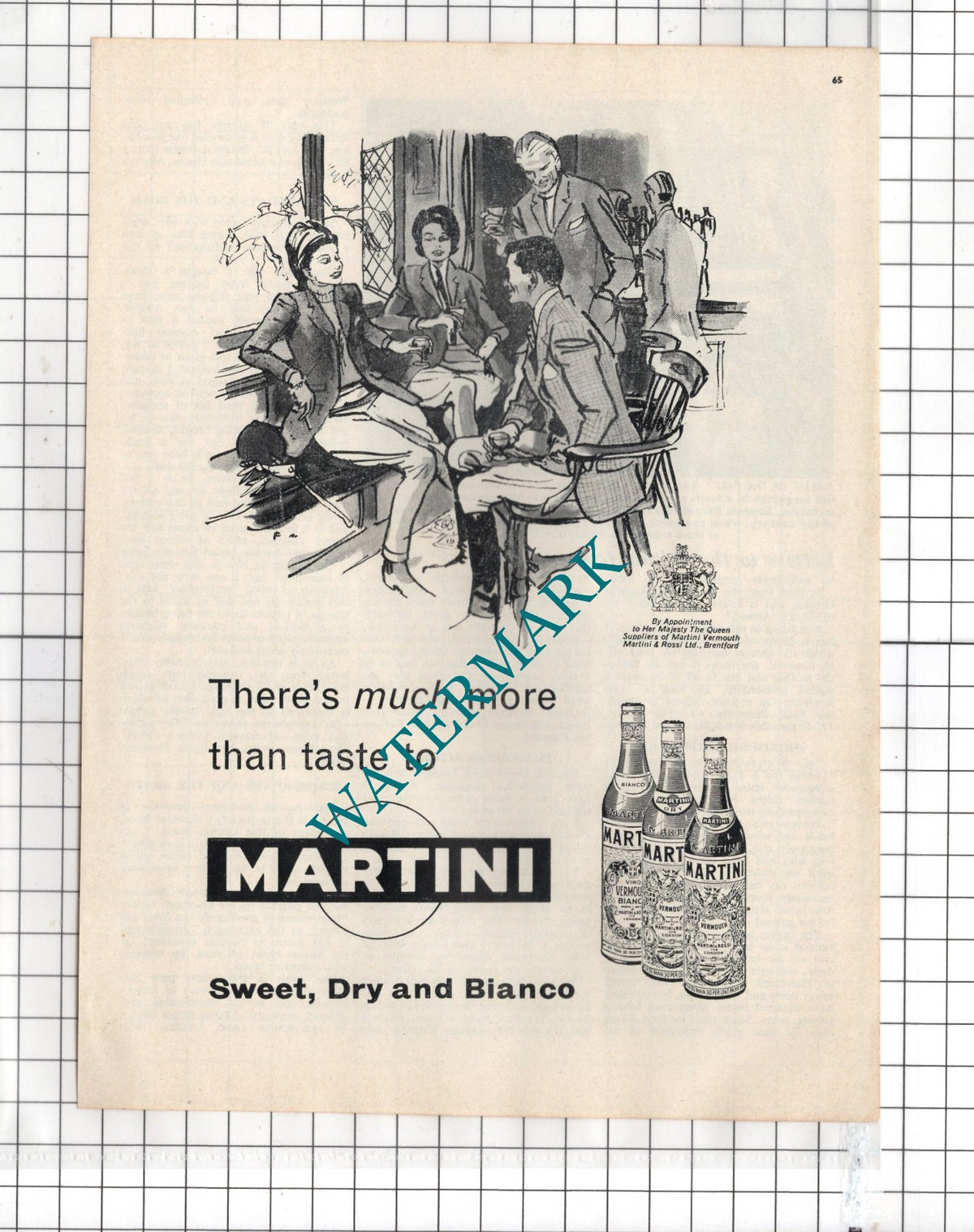 Martini Advert Horse Riding - 1963