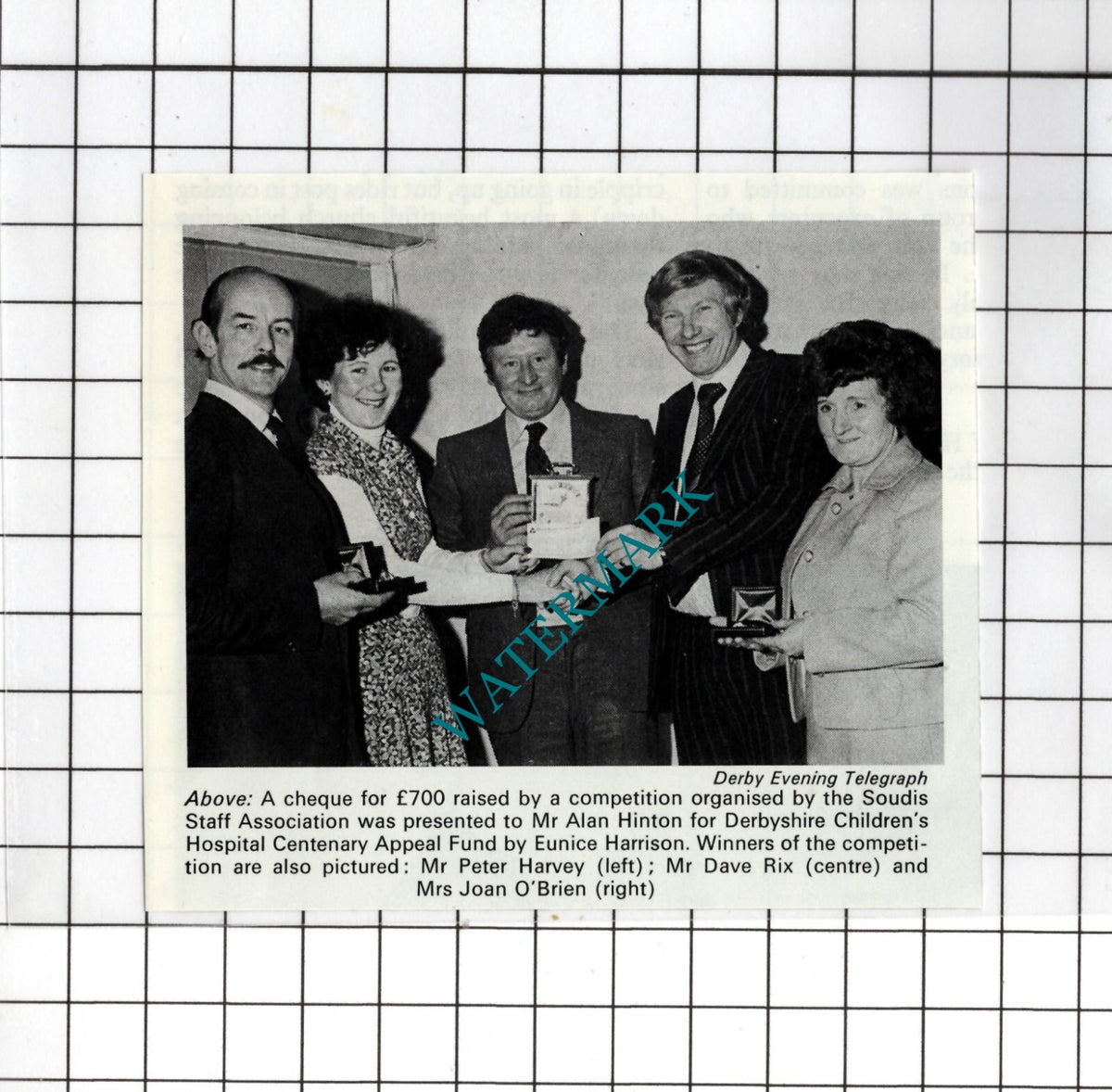 Peter Harvey Dave Rix Joan O'Brien Alan Hinton -   1978 Small Clipping