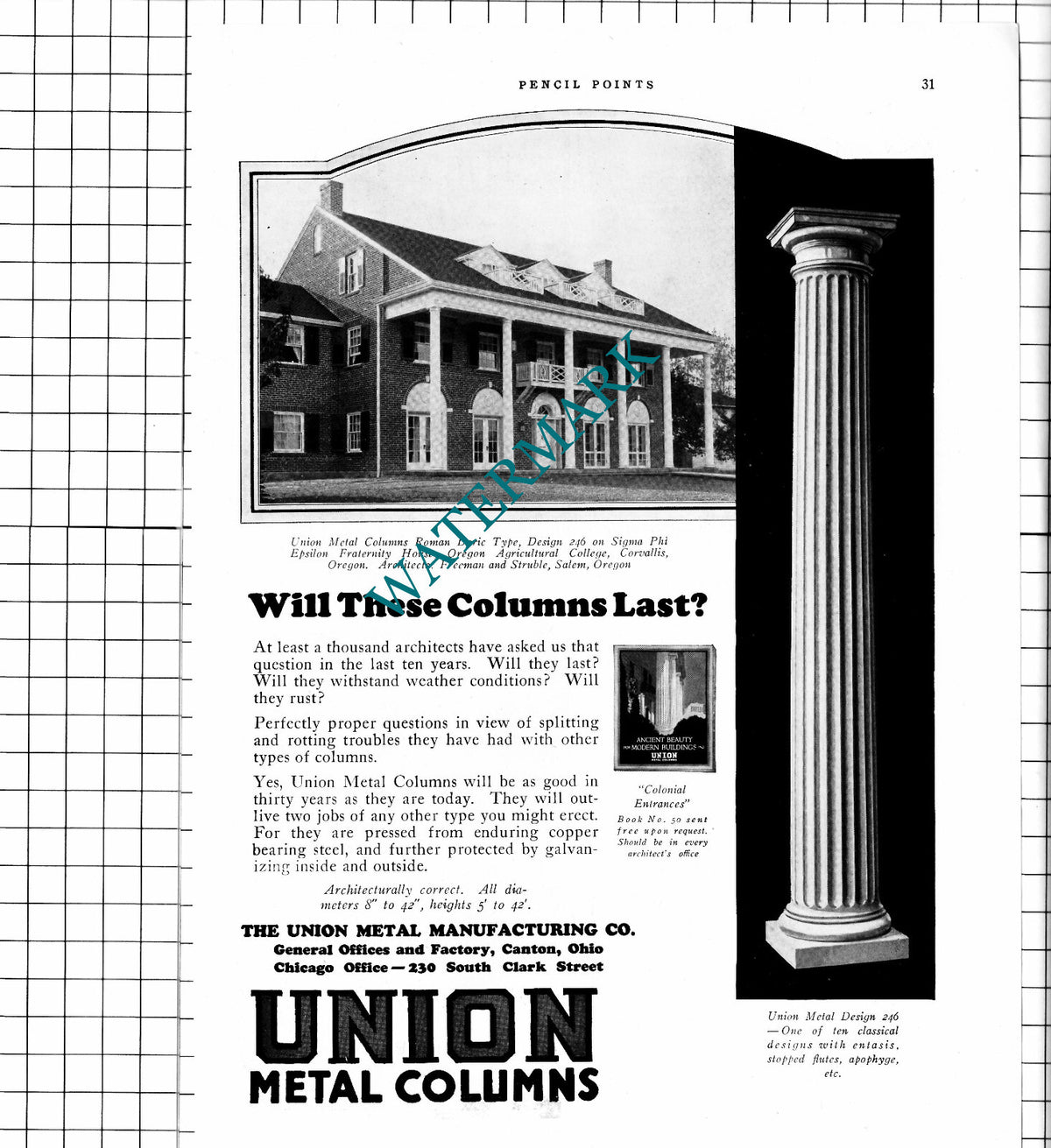 Sigma Phi Epsilon Oregon Agricultural College Corvallis - 1926 Clipping / Print