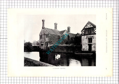 Baddesley Clinton Warwickshire - 1897 Article / Print