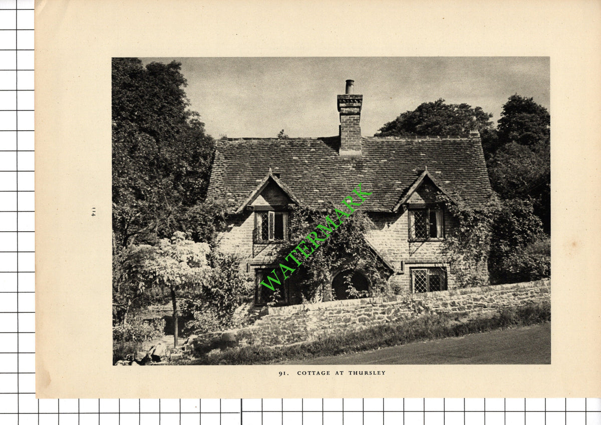 Thursley Surrey - 1949 Book Print