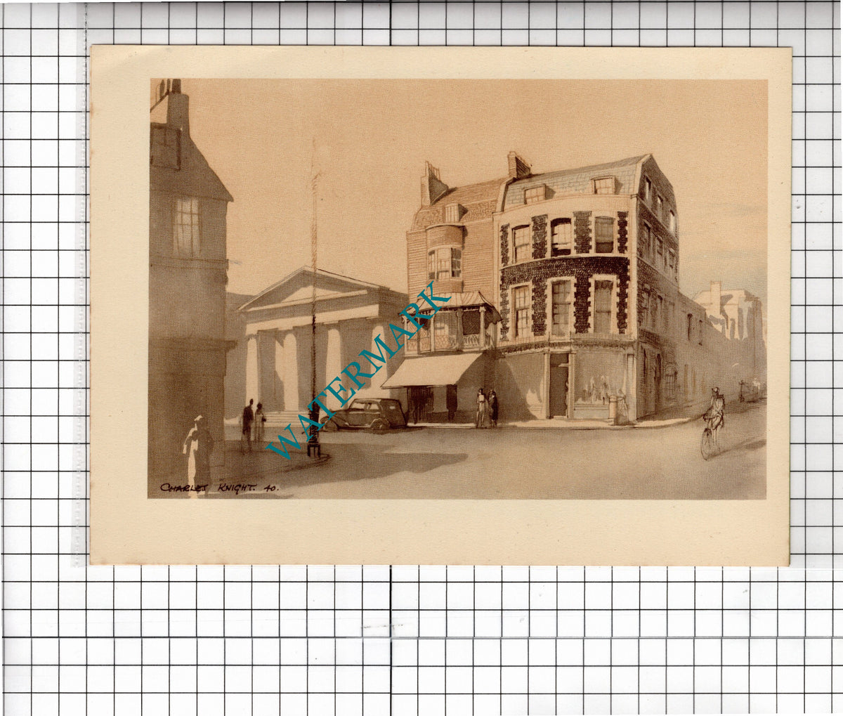 New Road Brighton Sussex Charles Knight  - c.1949 Clipping / Print