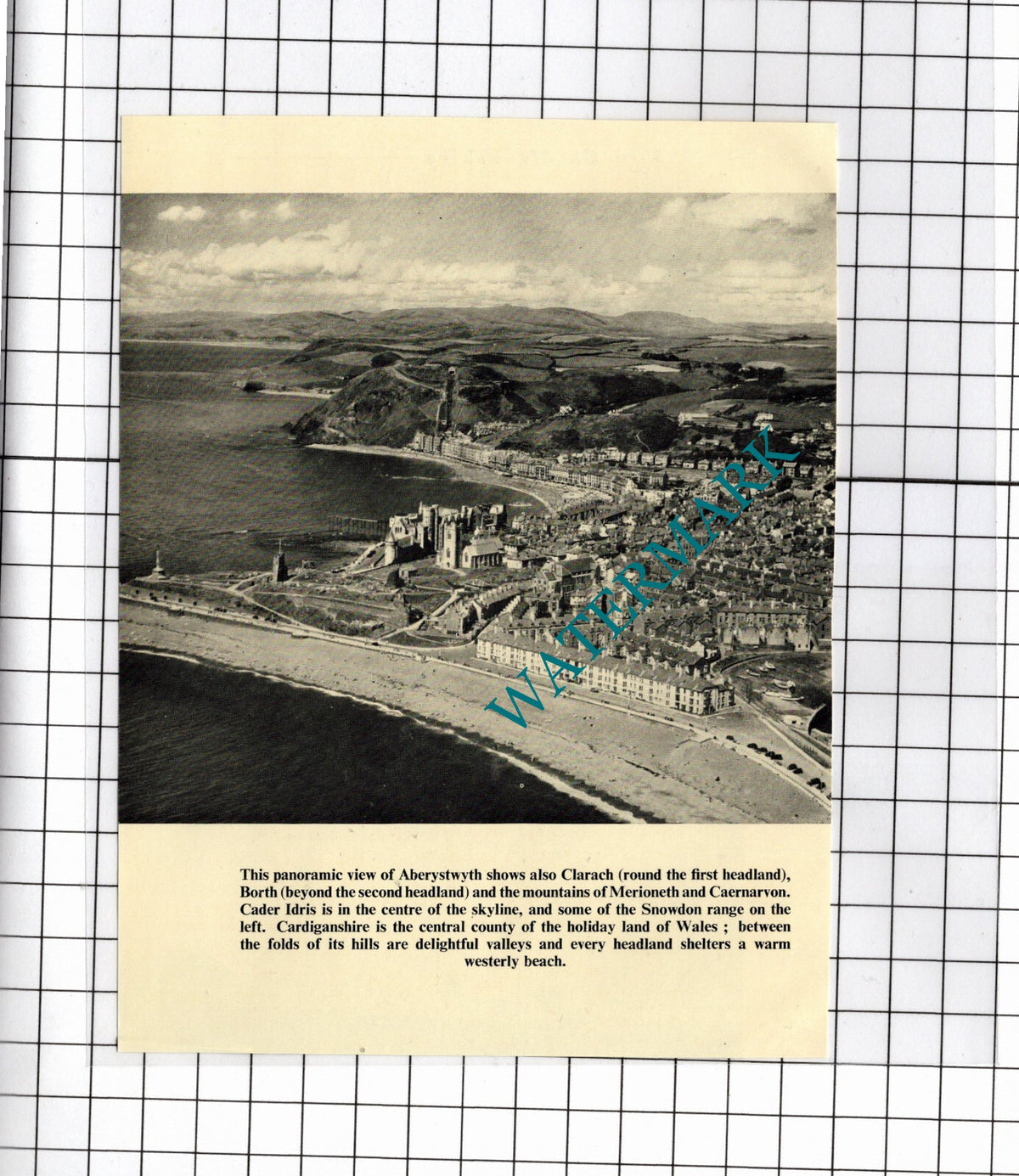 Aberystwyth Wales   - 1957 Small Cutting