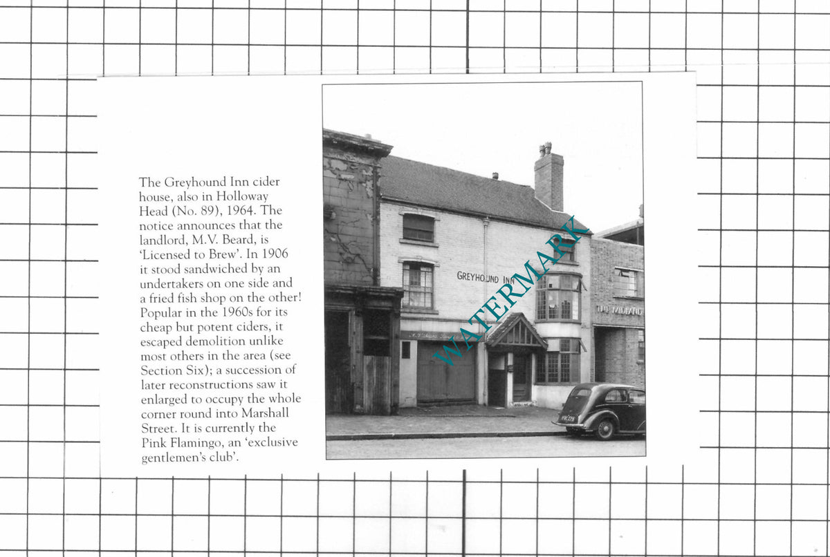 The Greyhound Inn Birmingham - Small Clipping / Print