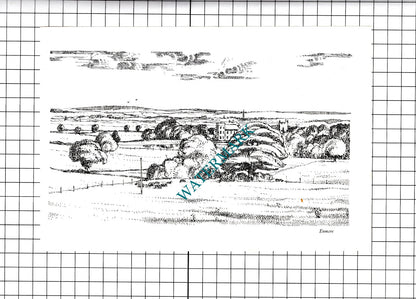 Barford House Somerset / Enmore Somerset  - 1980's Cutting/ Print