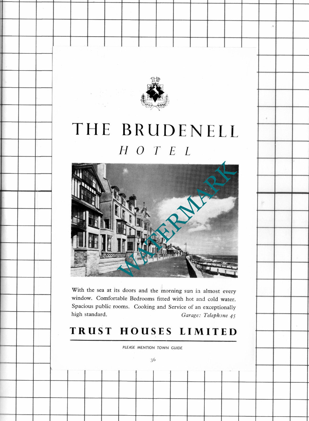 The Brudenell Hotel Aldeburgh Suffolk / MacDonald's Of Leiston - 1952 Advert