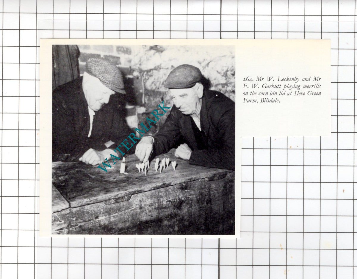 Mr W Leckenby Sieve Green Farm Bilsdale Yorkshire  Garbutt - Small Clipping