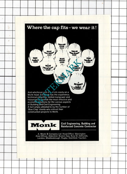 Bakelite Xylonite Ltd Stamford Lincolnshire / A Monk & Co Warrington 1974 Advert
