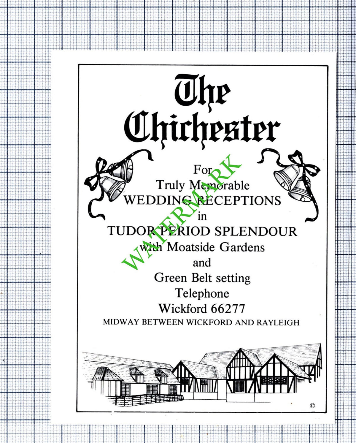 The Chichester Wickford Essex Small Advert - 1986 Cutting