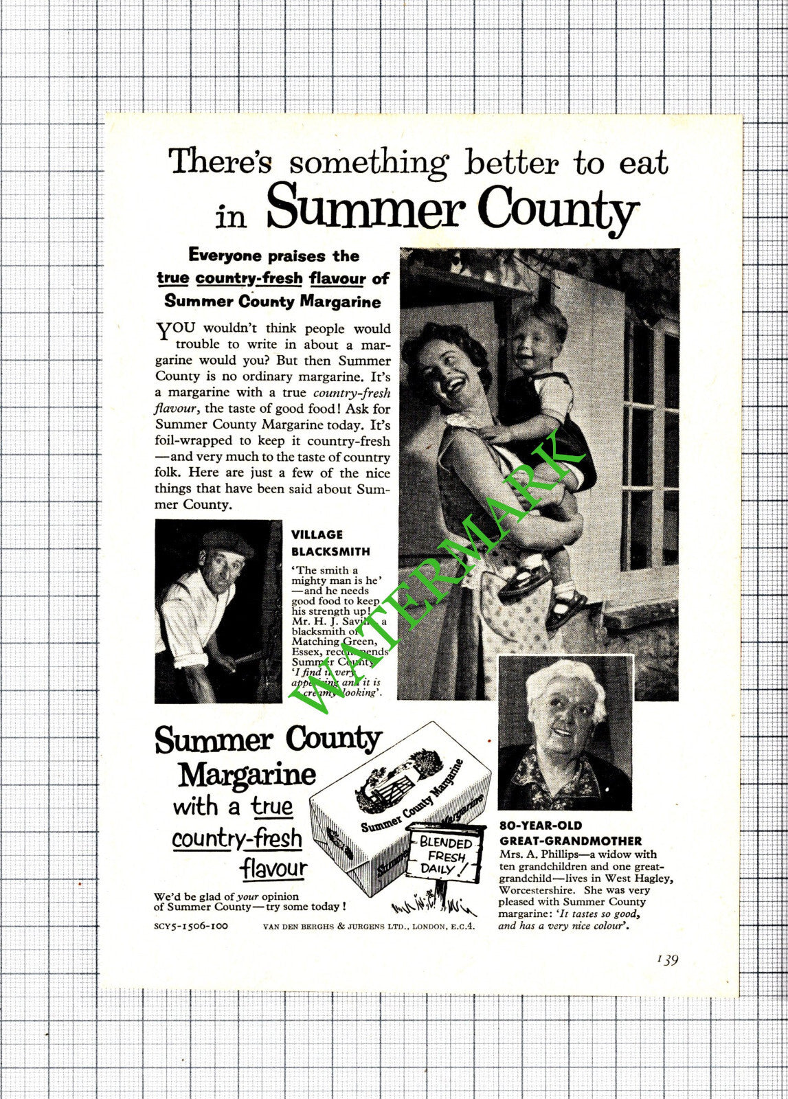 HJ Saville Matching Green A Phillips West Hagley Small Advert - 1955 Cutting