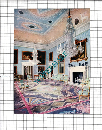 Saltram House Plymouth Devon Robert Adam  - 1958 Article