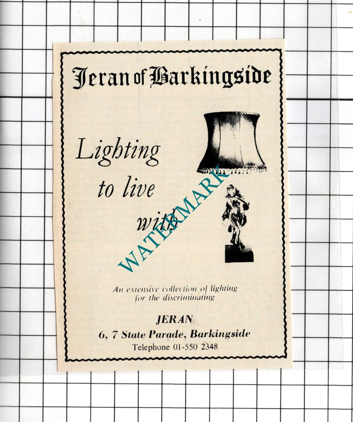 Jeran Of Barkingside Essex - 1975 Small Advert