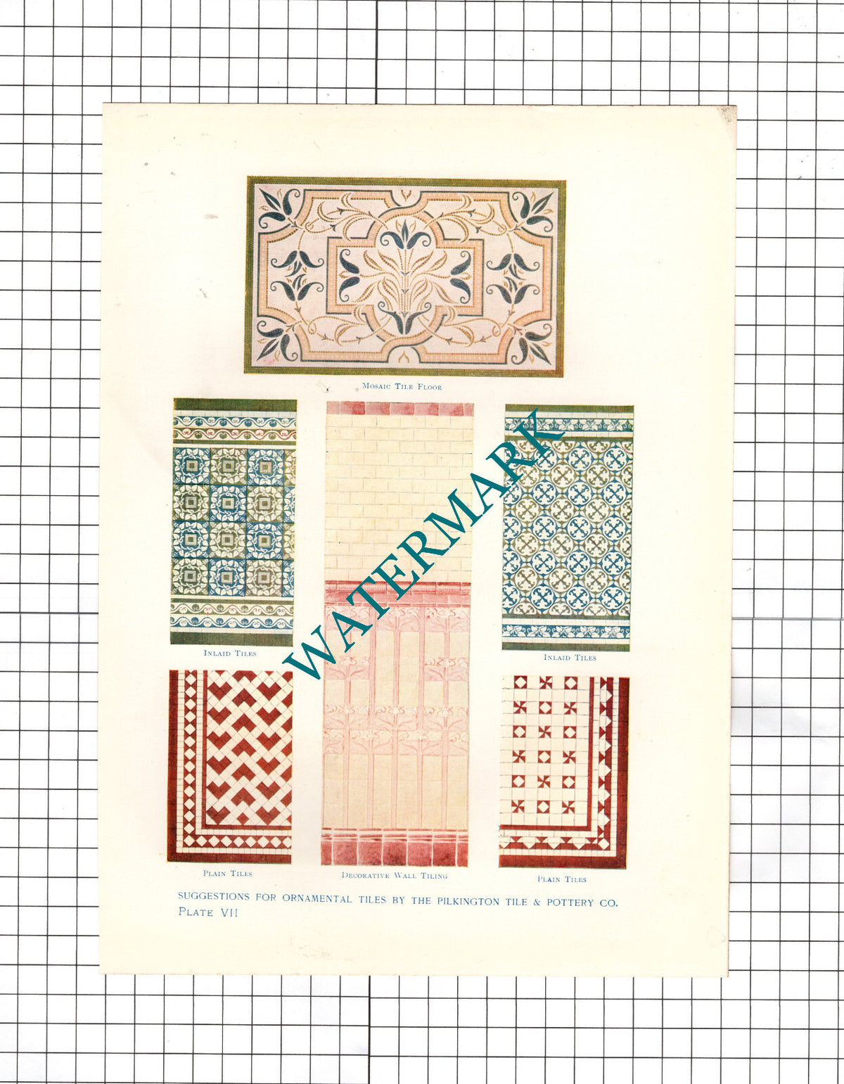 Pilkington Tile & Pottery Co  - c.1910 Print