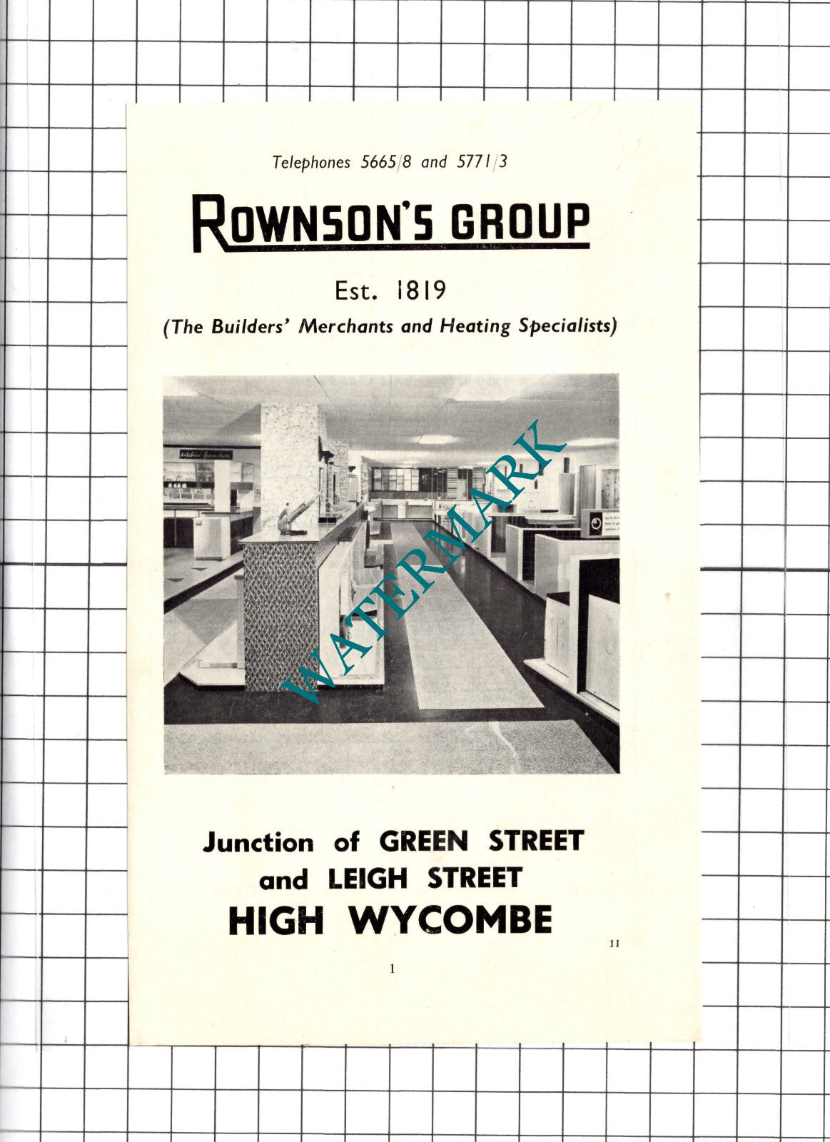 Rownson's Group High Wycombe Buckinghamshire Rownson  - 1964 Advert