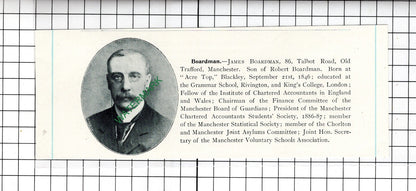 James Boardman Old Trafford / William John Coates Shildon -   c.1905 Clipping