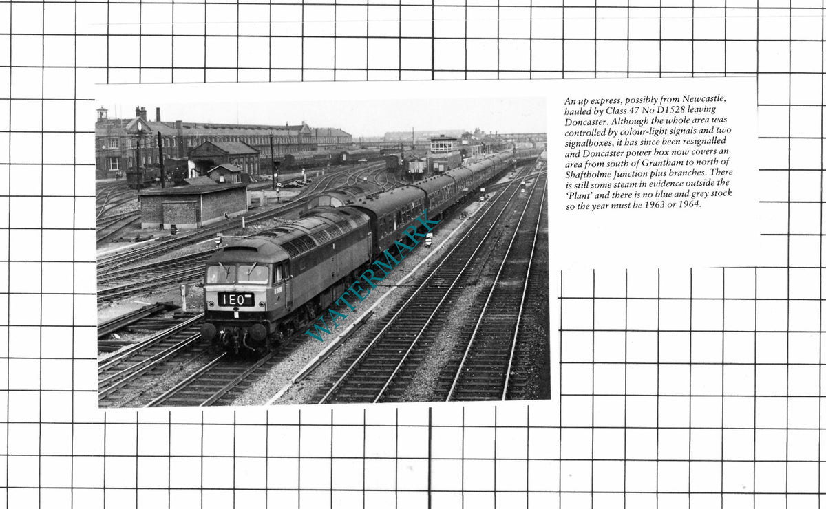 Doncaster Railway Station No D1528 - Cutting