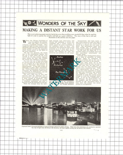 Arcturus Star Harvard College Observatory Galvanometer - 1950s Article / Print