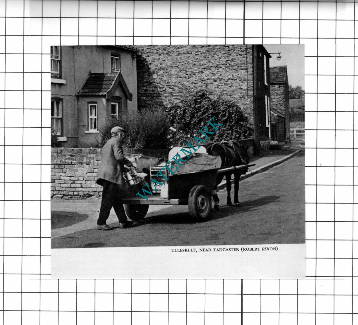Ulleskelf Tadcaster Yorkshire  - 1976 Small Clipping / Print