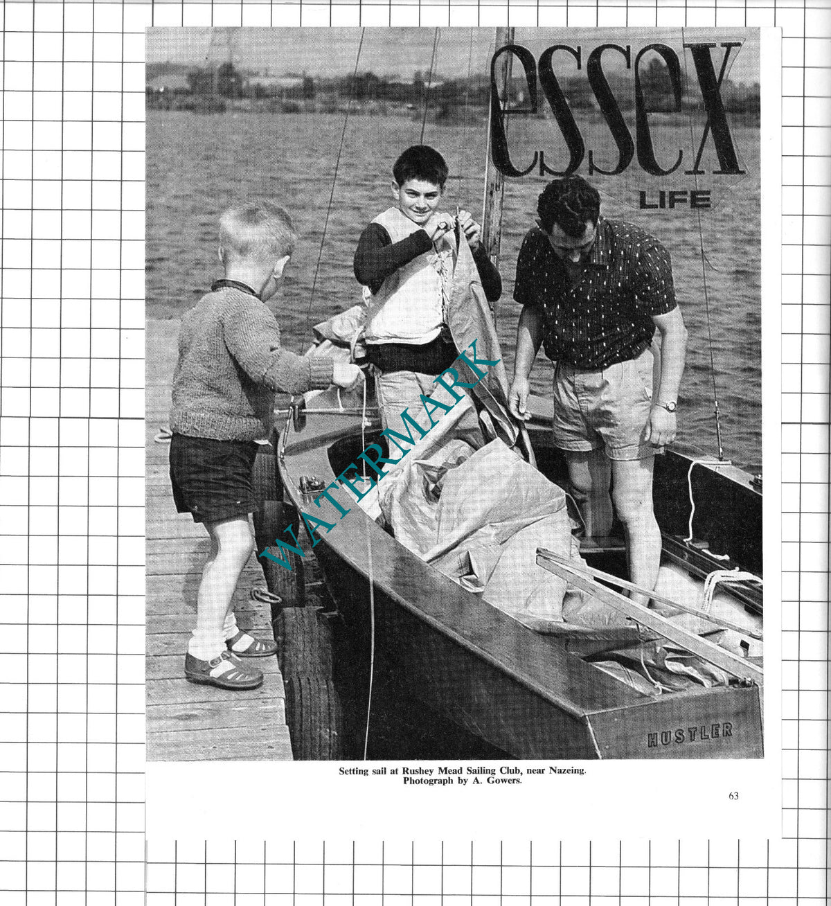 Rushey Mead Sailing Club Nazeing Essex   -  1967 Cutting
