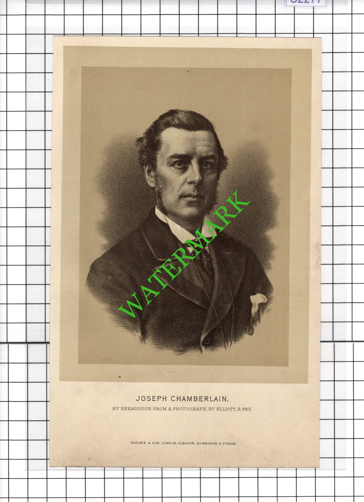 Joseph Chamberlain - 1890's Small Print