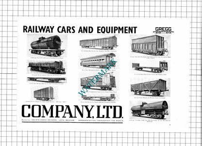 The Gregg Car Company Ltd New York USA Advert  - 1950 Two-Part Clipping / Print
