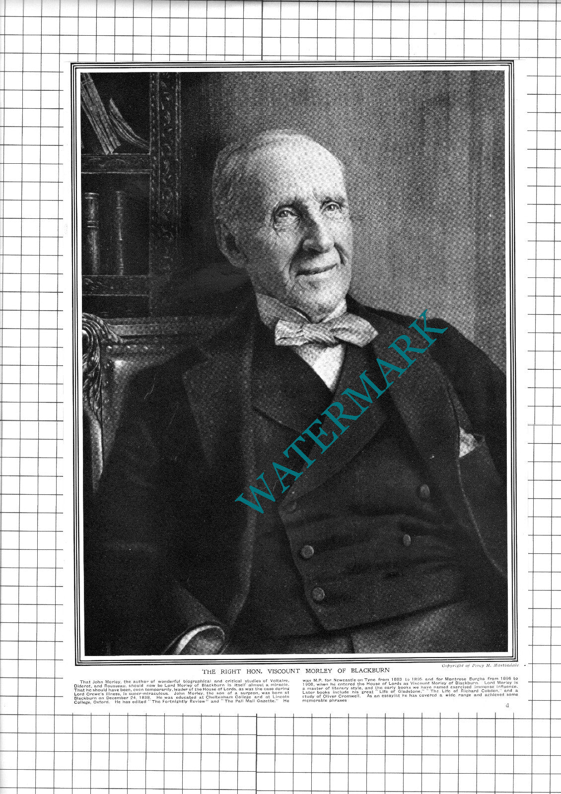Right Hon Viscount Morley Of Blackburn - 1914 Clipping / Print
