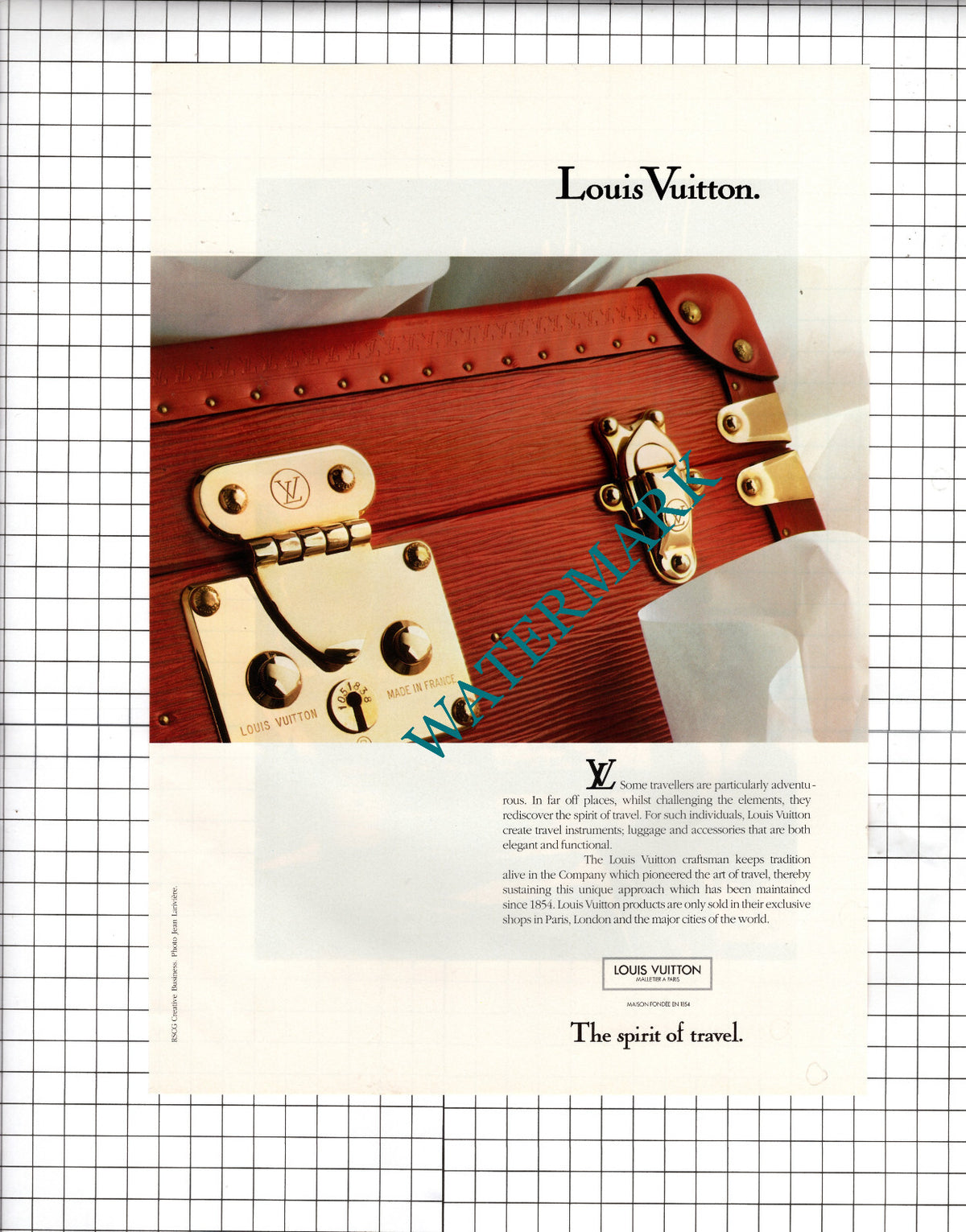 Louis Vuitton ADVERT  - 1990 Cutting / Print