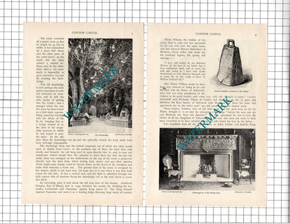 Cawdor Castle Nairn Scotland - 1897 Article / Print