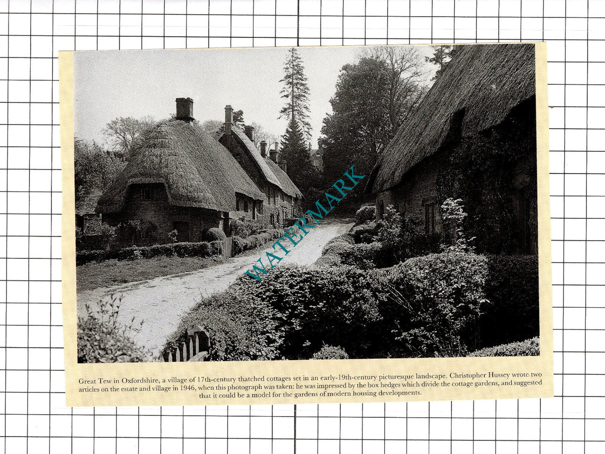 Great Tew Oxfordshire -  1994 Clipping / Print